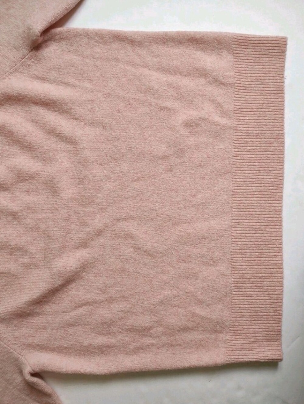 J Crew Roll Mock Neck Sweater Pullover Knit Pink Merino Wool Alpaca S Super Soft - Picture 8 of 16